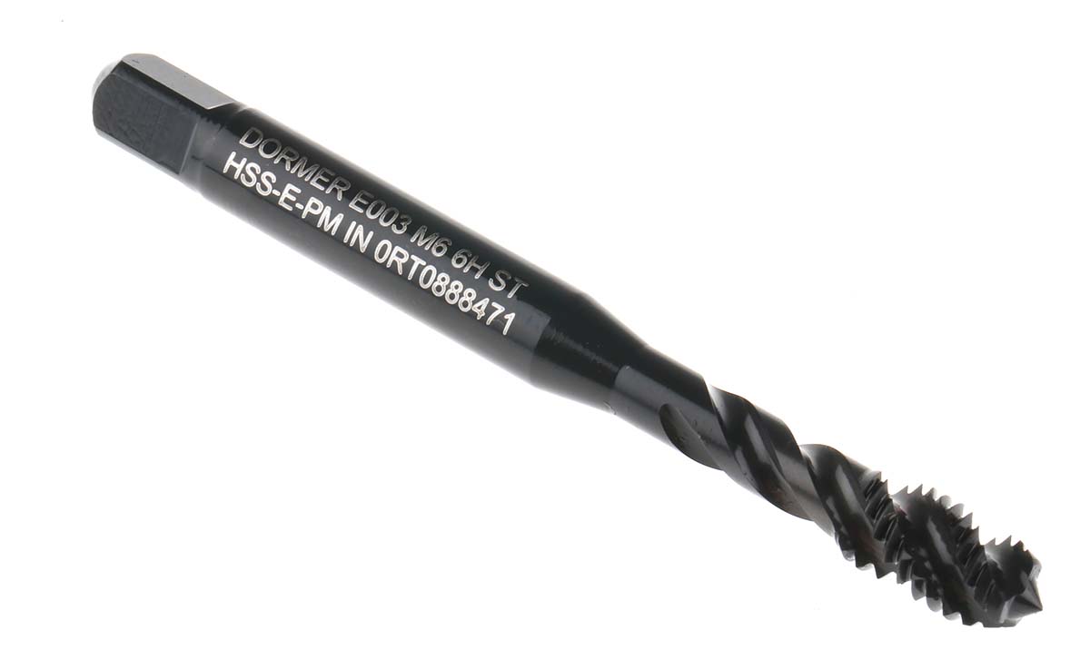 Dormer Threading Tap, M6 Thread, Metric Standard, Machine Tap