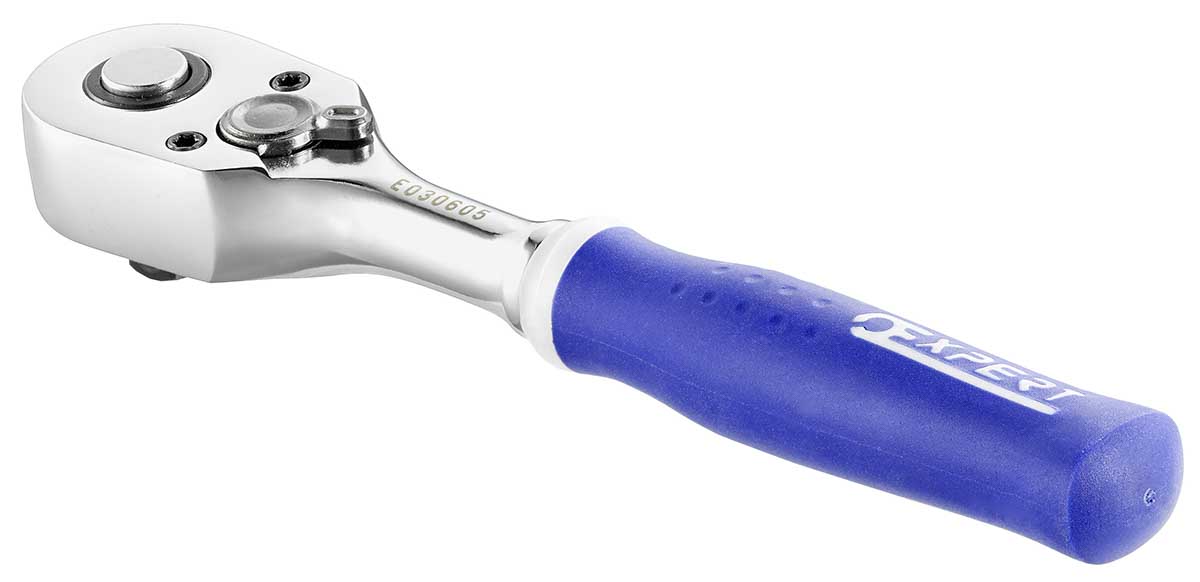 Expert by Facom 1/4 in Ratchet with Ratchet Handle, 140mm Overall