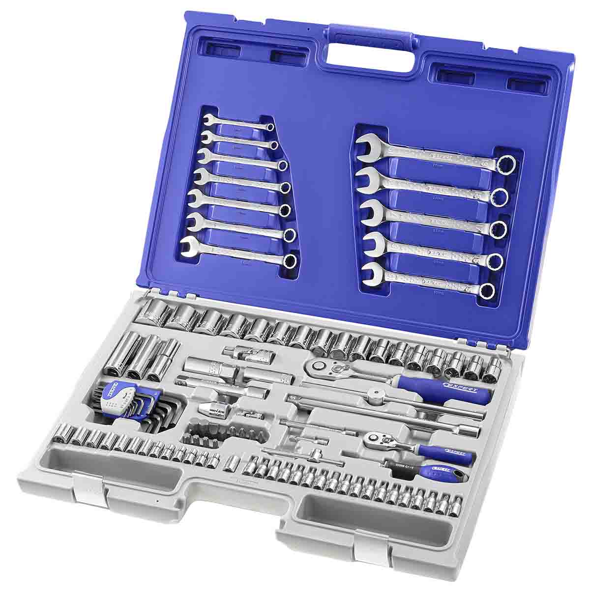 Expert by Facom 101-Piece 1/2 in, 1/4 in Hexagon, Plug Socket, Screwdriver bit Socket Set