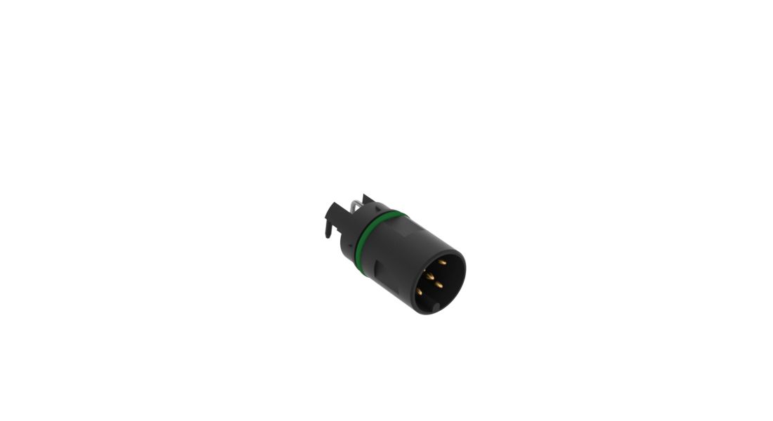 ERNI Circular Connector, 5 Contacts, Rear, M12 Connector, Plug, Male, IP65, IP67, M12 Series