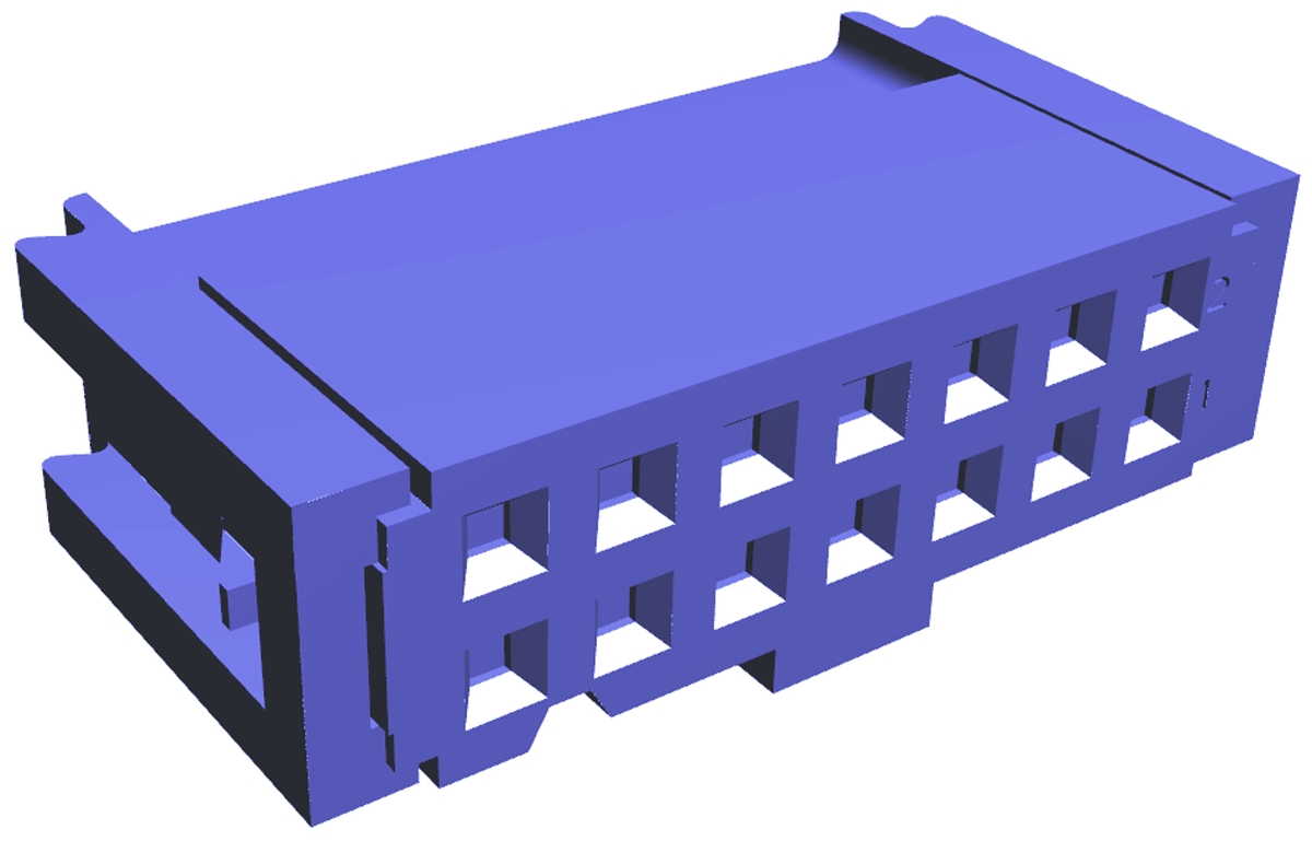 TE Connectivity 14-Way IDC Connector Socket for Cable Mount, 2-Row