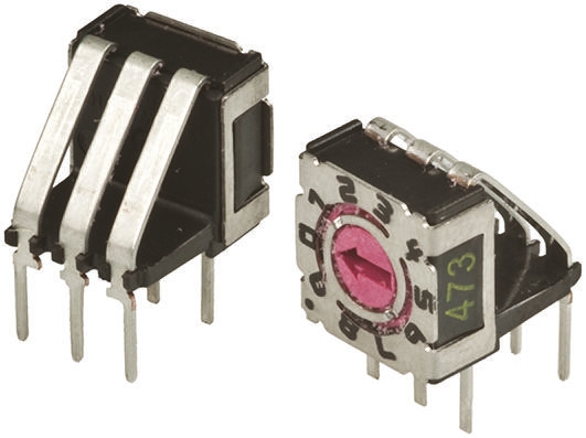APEM 16 Way Through Hole DIP Switch SPST, Rotary Flush Actuator