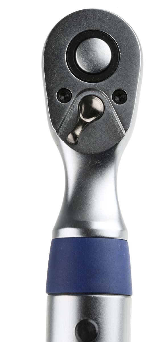 e100106 Expert by Facom Click Torque Wrench, 10 to 50 Nm, 3/8 in Drive, Square Drive, 400mm Overall, RSCAL