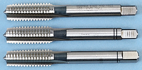 Dormer Tap Set, M7 Thread, Metric Standard, Hand Tap