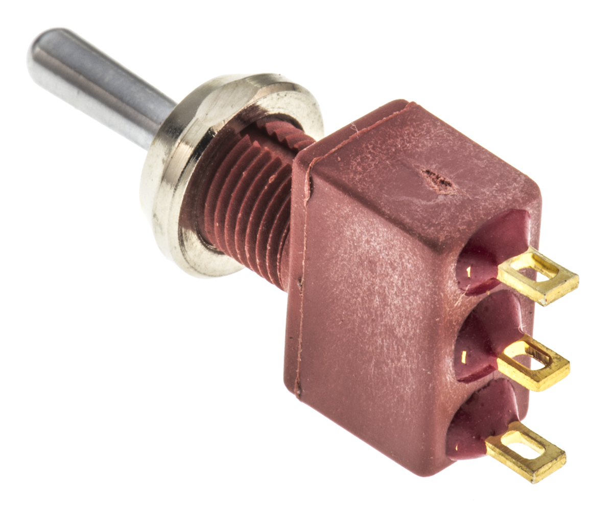 e103syzqe C & K Toggle Switch, Panel Mount, On-Off-On, SPDT, Solder Terminal, 28 V dc, 125 V ac