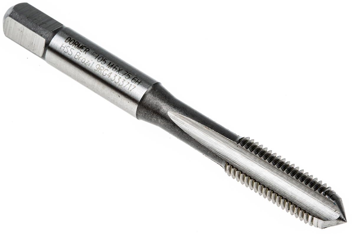 e105m6x75no9 Dormer Tap Set, M6 Thread, Metric Standard, Hand Tap