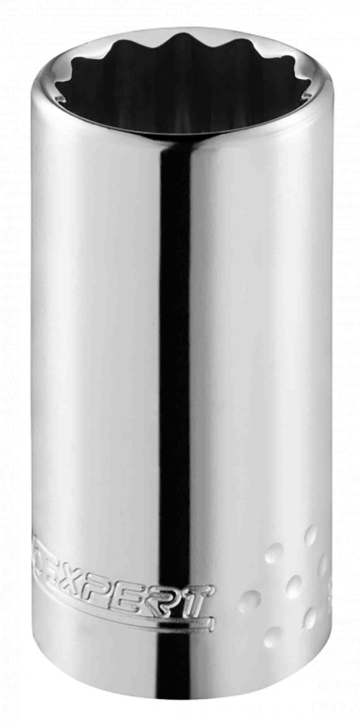Expert by Facom 1/2 in Drive 12 mm 12 Point Bi-Hexagon, 79.0mm Overall Length