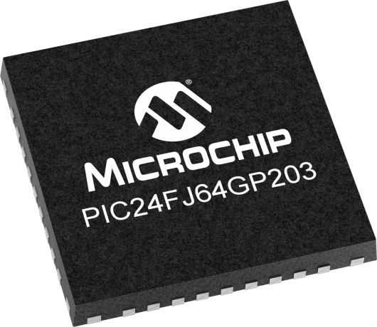 Microchip, 16 bit PIC, PIC24FJ GP2/GU2 Microcontroller, 32 MHz, 64kB FLASH, 36-Pin UQFN