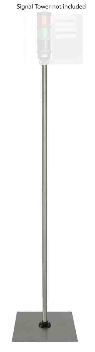 Werma KombiSIGN 72 Series Floor Stand for Use with KombiSIGN 72 Pre-Assembled Signal Tower