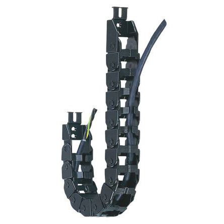 Igus e-chain Black, W37mm x D25 mm, L1 m, 75 mm Min. Bend Radius, Igumid NB