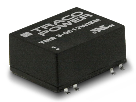 TRACOPOWER TMR 3 WISM Isolated DC-DC Converter, 5V dc/ 600mA Output, 4.5 → 75 V dc Input, 3W, PCB Mount, +85°C