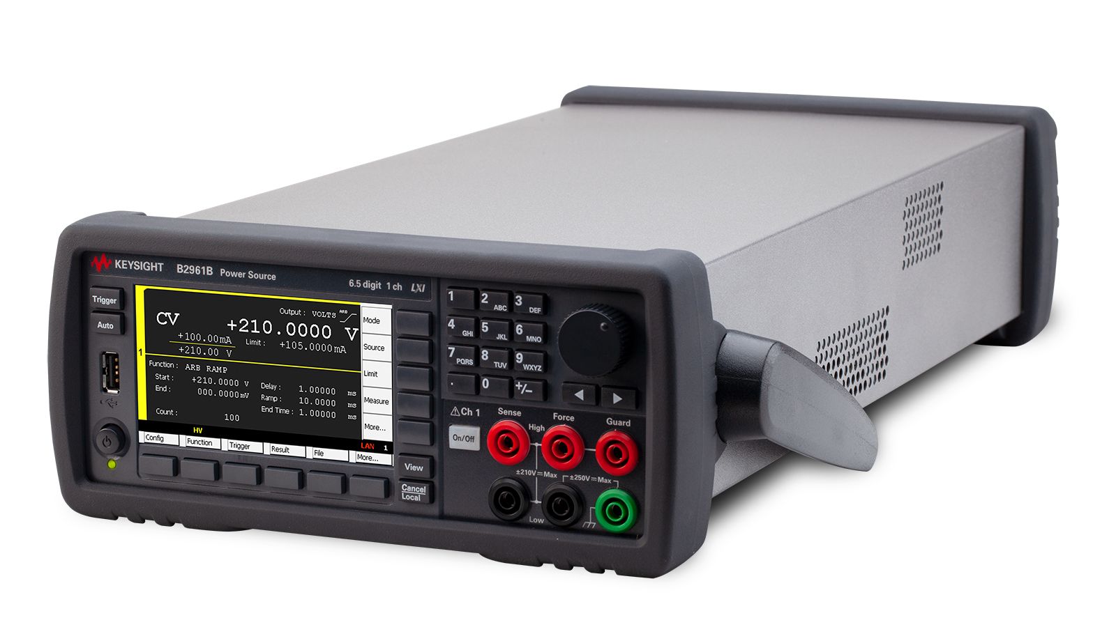 b2961b Keysight Technologies B2961B Series Source Meter, 100 nV → 210 V, 1-Channel, 3 A, 31.8 W Output