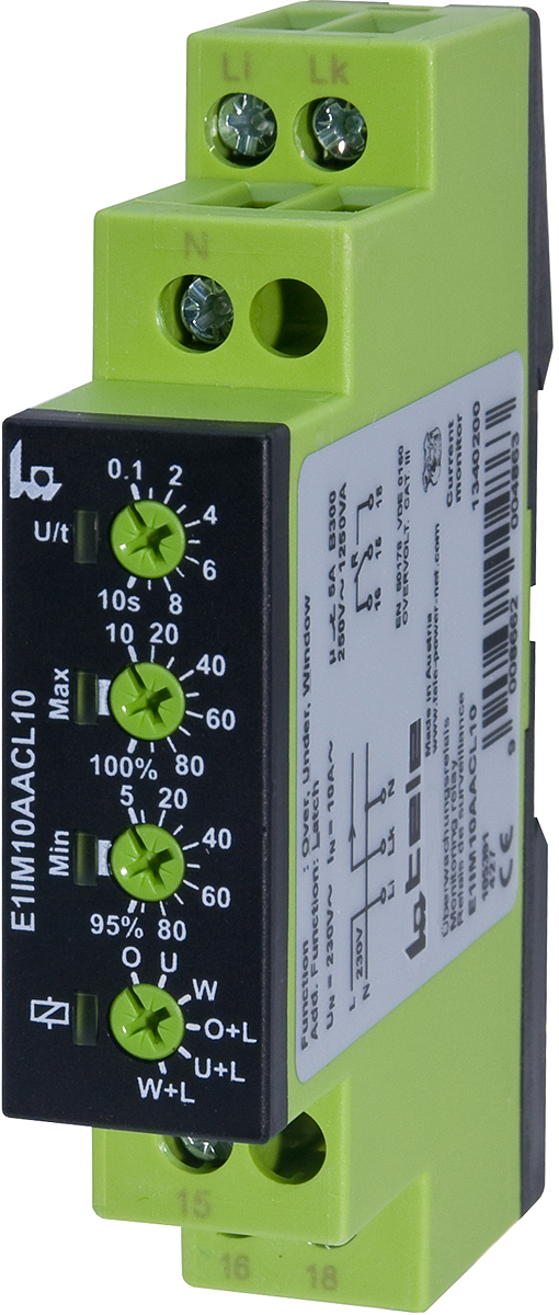Tele Monitoring Relay, 1 Phase, SPDT, DIN Rail, 230V ac