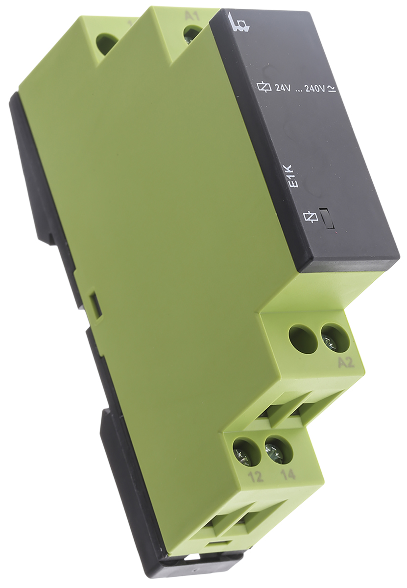 Tele ENYA Series Coupling Relay Interface Relay, DIN Rail, 24V ac/dc, 240 V ac/dc Coil, 1 CO