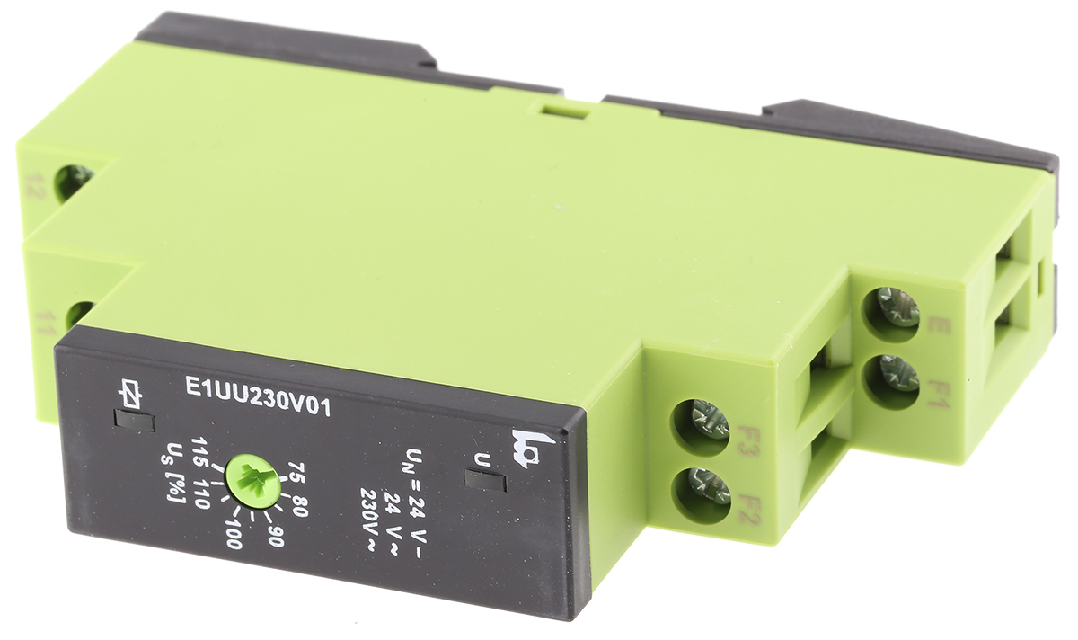 Tele Monitoring Relay, 1 Phase, SPDT, DIN Rail, 24V ac 24 V dc