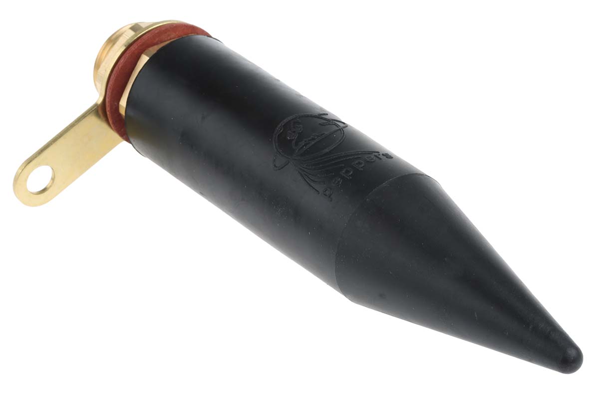 Peppers Black Brass Cable Gland, M20 Thread, 8.4 mm min., 13.5 mm max., IP66