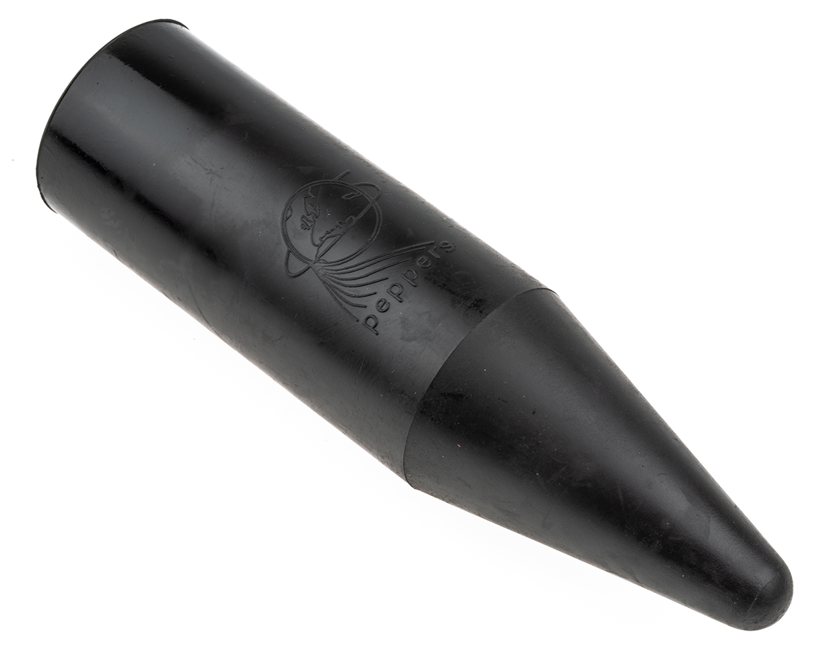 Peppers Black Brass Cable Gland, M20 Thread, 15.5 mm min., 21.1 mm max., IP66