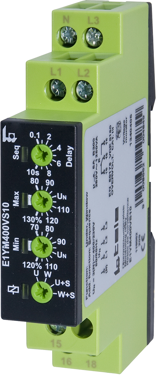 Tele Monitoring Relay, 24/230 V ac Monitor Range, SPDT, DIN Rail, 400V ac