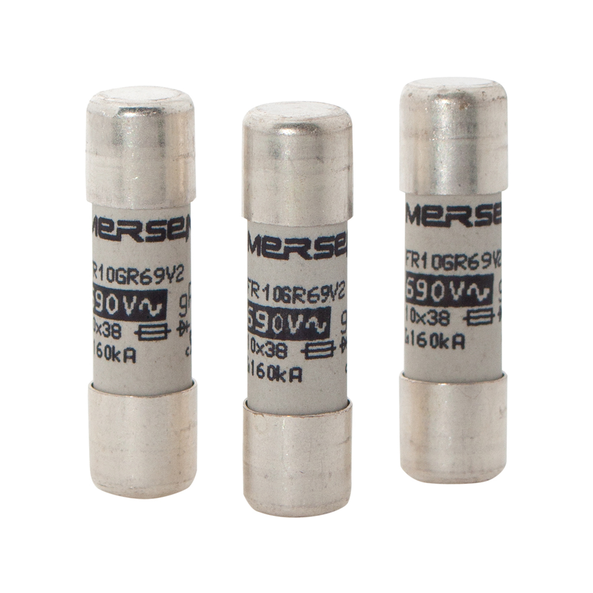 Mersen 25A GG Ceramic Cartridge Fuse, 10 x 38 mm
