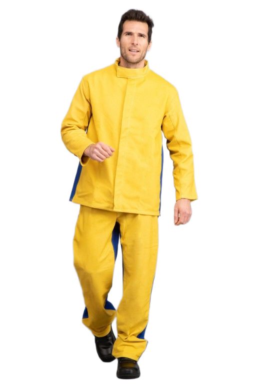 EDC PROTECTION E2251 Yellow, Fire Retardant, Water Resistant Welding Jacket, M