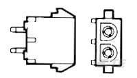 TE Connectivity Universal MATE-N-LOK Series Header, 4 Contact(s)