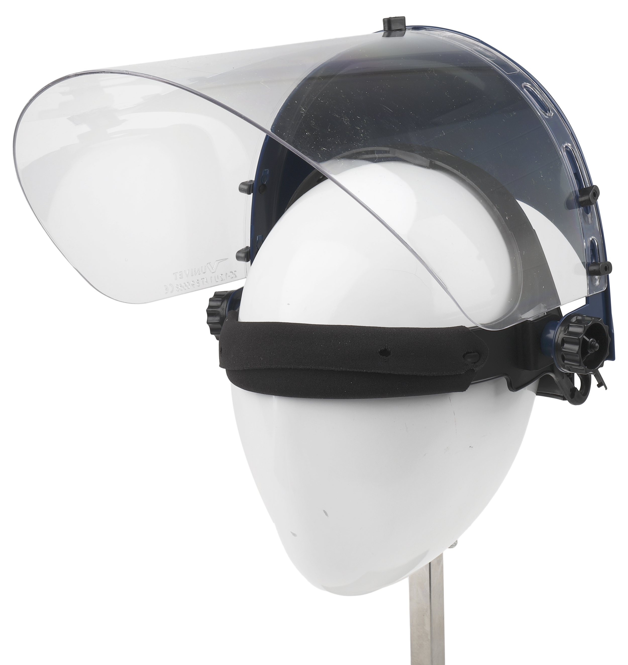 e24 Penta Clear Polycarbonate Face Shield with Brow Guard, Resistant To Anti-Mist Coating, Anti-Fog, Impact Resistant, Hot
