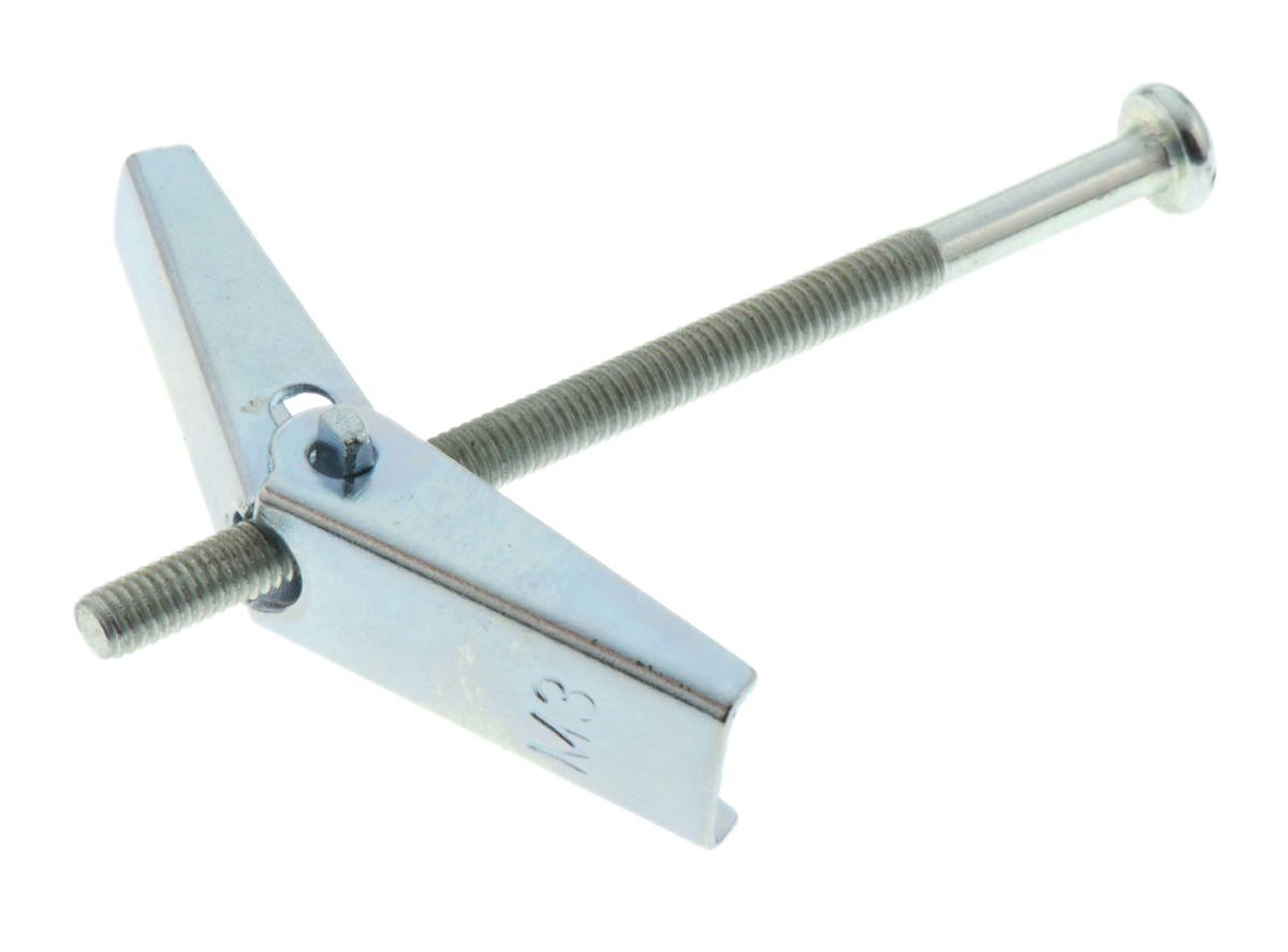 RawlPlug Steel Spring Toggle Cavity Fixing, 11mm fixing hole diameter