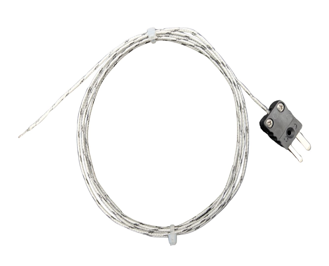 Correge E250 Type Type J Thermocouple 2 m Length, 0.3 mm Diameter, -40 °C → 600 °C Max