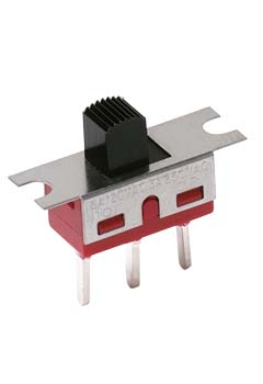 C & K Panel Mount Slide Switch SPDT Latching 6 A @ 120 V ac, 6 A @ 28 V dc Slide