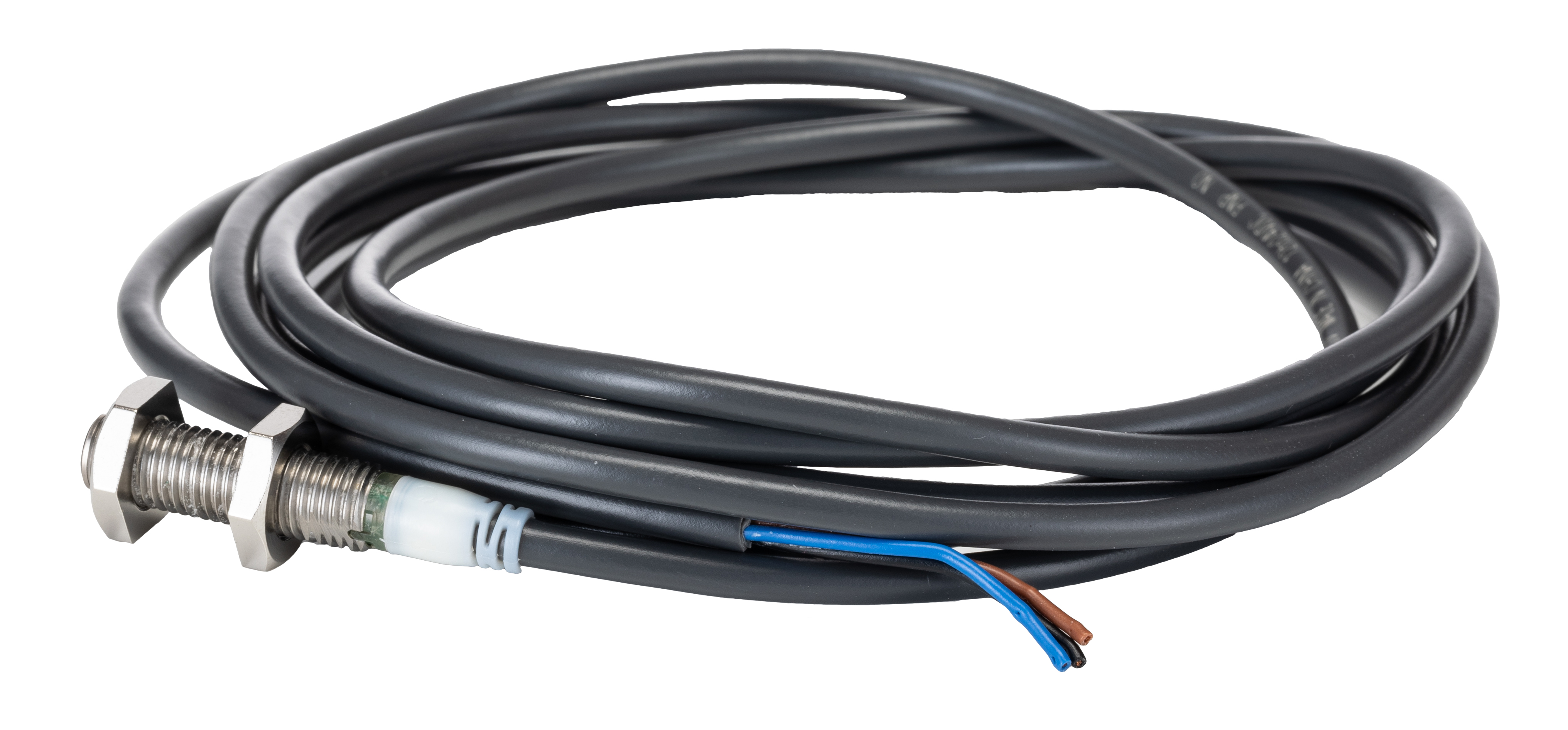 Omron E2A-S08KS02-WP-B1 2M Threaded Barrel Inductive Proximity Sensor, M8 PNP E2A 32V 30 mm 240 V ac 32 V dc 200mA