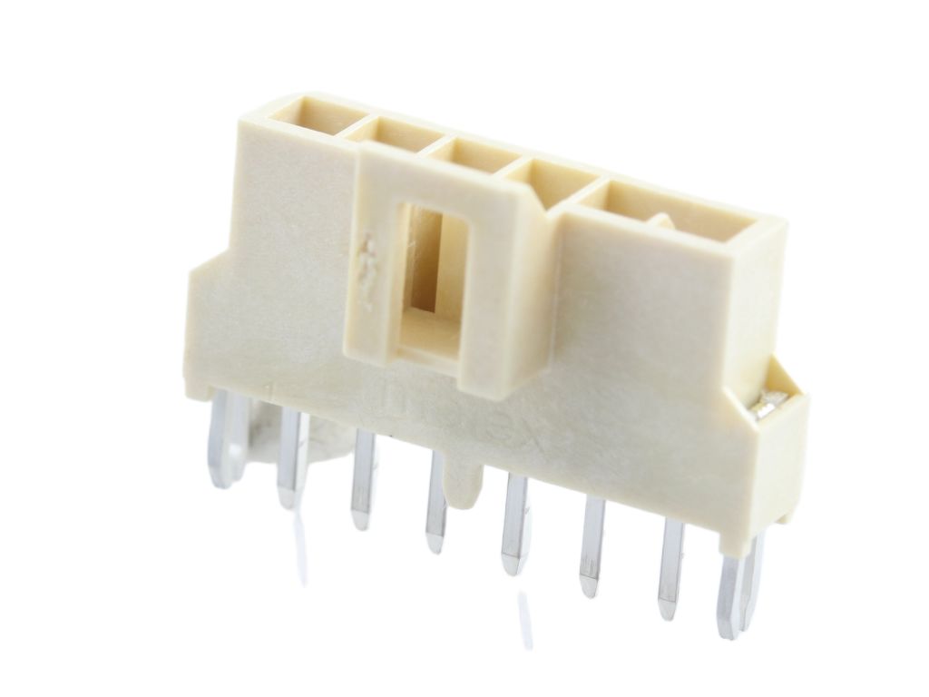 Molex 105311 Series Vertical Through Hole PCB Header, 6 Contact(s), 2.50 mm Pitch, 1 Row, Shrouded