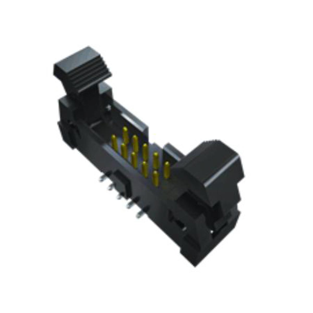 Samtec EHT Series Straight Surface PCB Header, 40 Contact(s), 2 mm Pitch, 2 Row, Shrouded