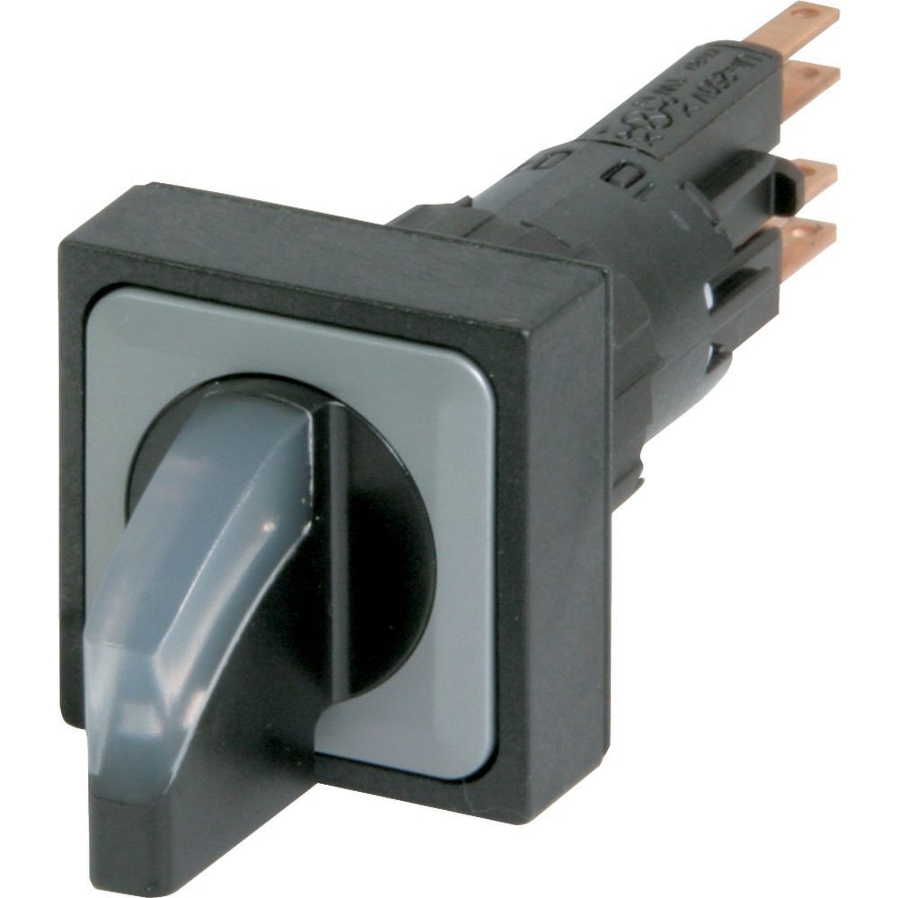 Eaton RMQ16 Series 3 Position Selector Switch Head, 16mm Cutout, Black, White Handle