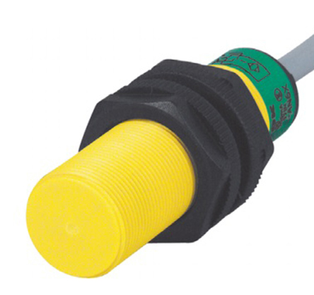 Turck Inductive Threaded Barrel Proximity Sensor, M18, 8 mm Detection, PNP NO, 10 → 30 V dc