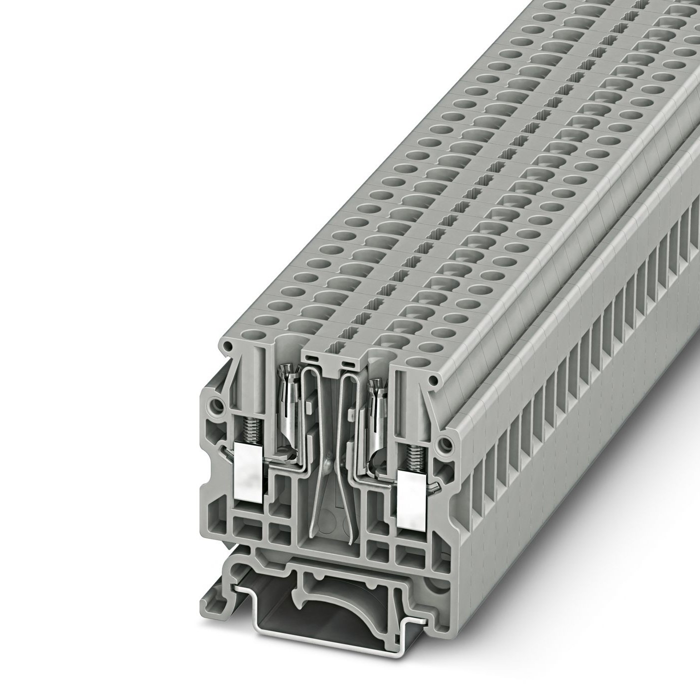 Phoenix Contact 3246861 UK 4-SD Series Grey, Single-Level, Screw Termination
