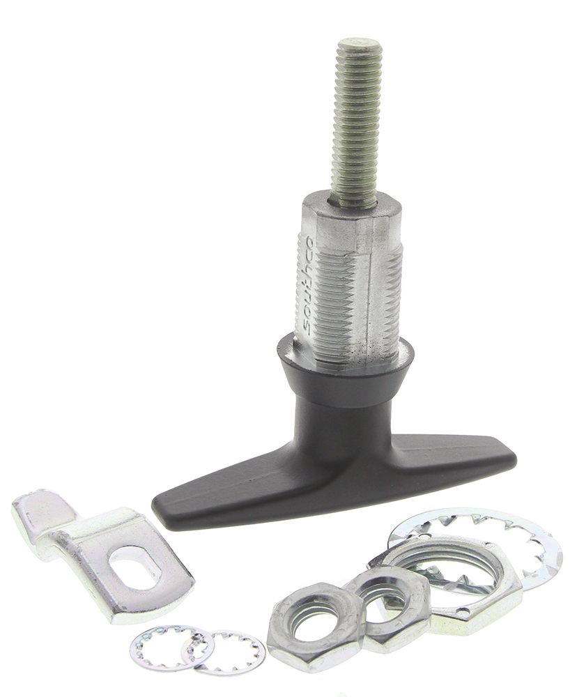 Southco Black Die Cast Zinc Locking Handle, T-Handle