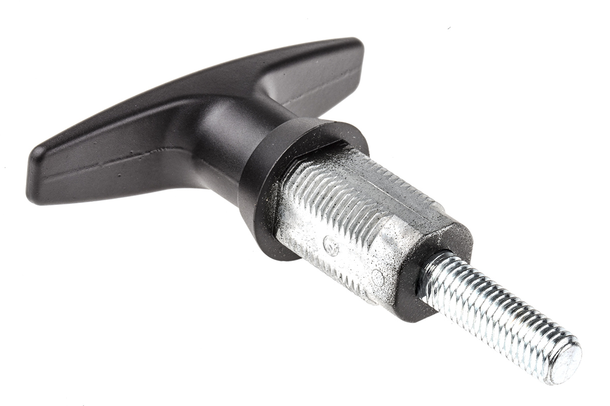 e3-18-15 Southco Black Die Cast Zinc Locking Handle, T-Handle