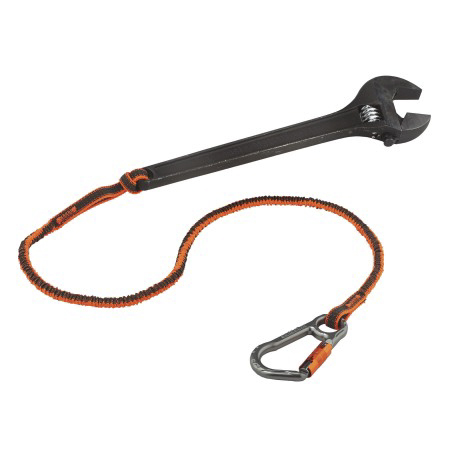 e3108fx Ergodyne Standard Elastic, Polyester, Aluminium Tool Lanyard, 15 lb