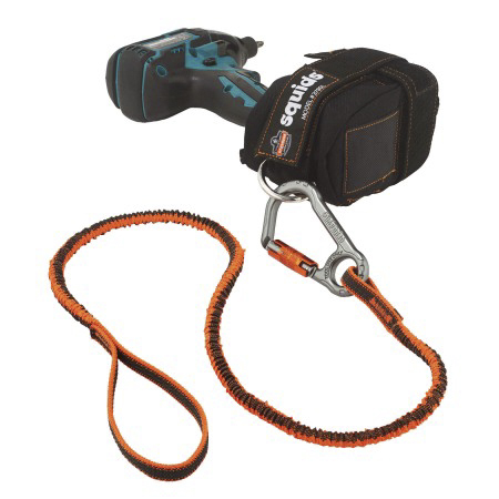 e3108fx Ergodyne Standard Elastic, Polyester, Aluminium Tool Lanyard, 15 lb