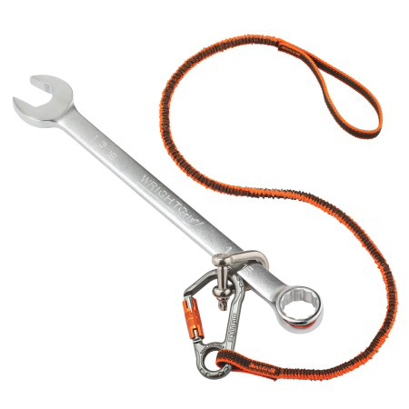 e3108fx Ergodyne Standard Elastic, Polyester, Aluminium Tool Lanyard, 15 lb