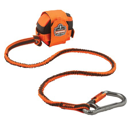 e3108fx Ergodyne Standard Elastic, Polyester, Aluminium Tool Lanyard, 15 lb