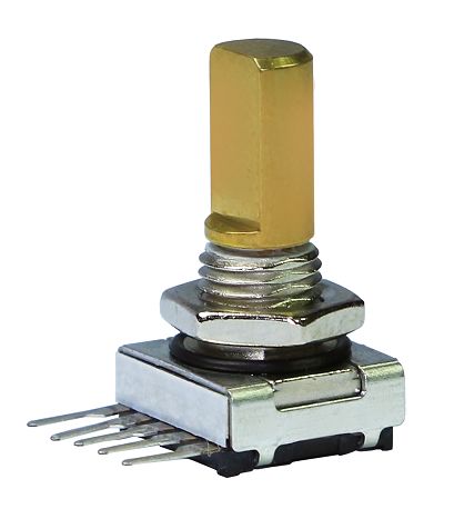 Elma 16 ppr Pulse 2 Bit Quadrature Mechanical Rotary Encoder with a 6 mm Slotted Shaft
