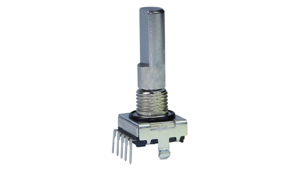 Elma 16 ppr Pulse 2 Bit Quadrature Mechanical Rotary Encoder with a 12.7 mm Slotted Shaft (Not Indexed), Through Hole
