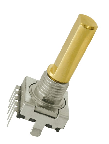 Elma 16 ppr Pulse 2 Bit Quadrature Mechanical Rotary Encoder with a 6 mm Slotted Shaft