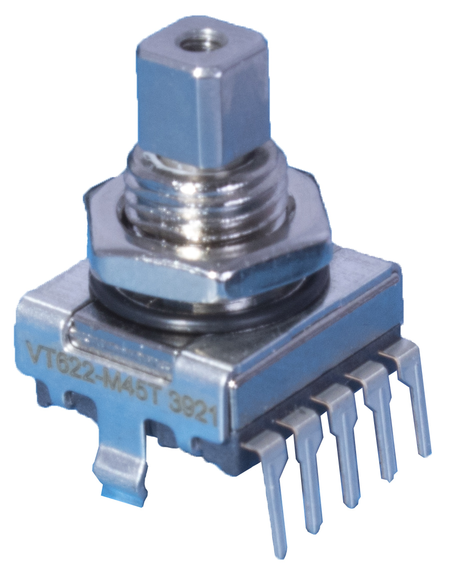 Elma 16 ppr Pulse 2 Bit Quadrature Mechanical Rotary Encoder with a 6 mm Slotted Shaft