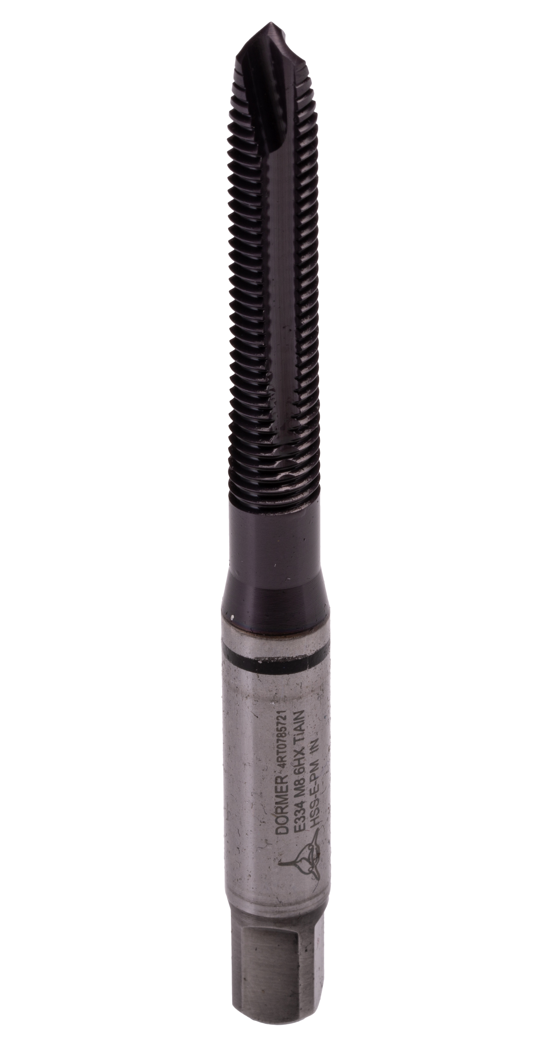Dormer Threading Tap, M8 Thread, Metric Standard, Machine Tap