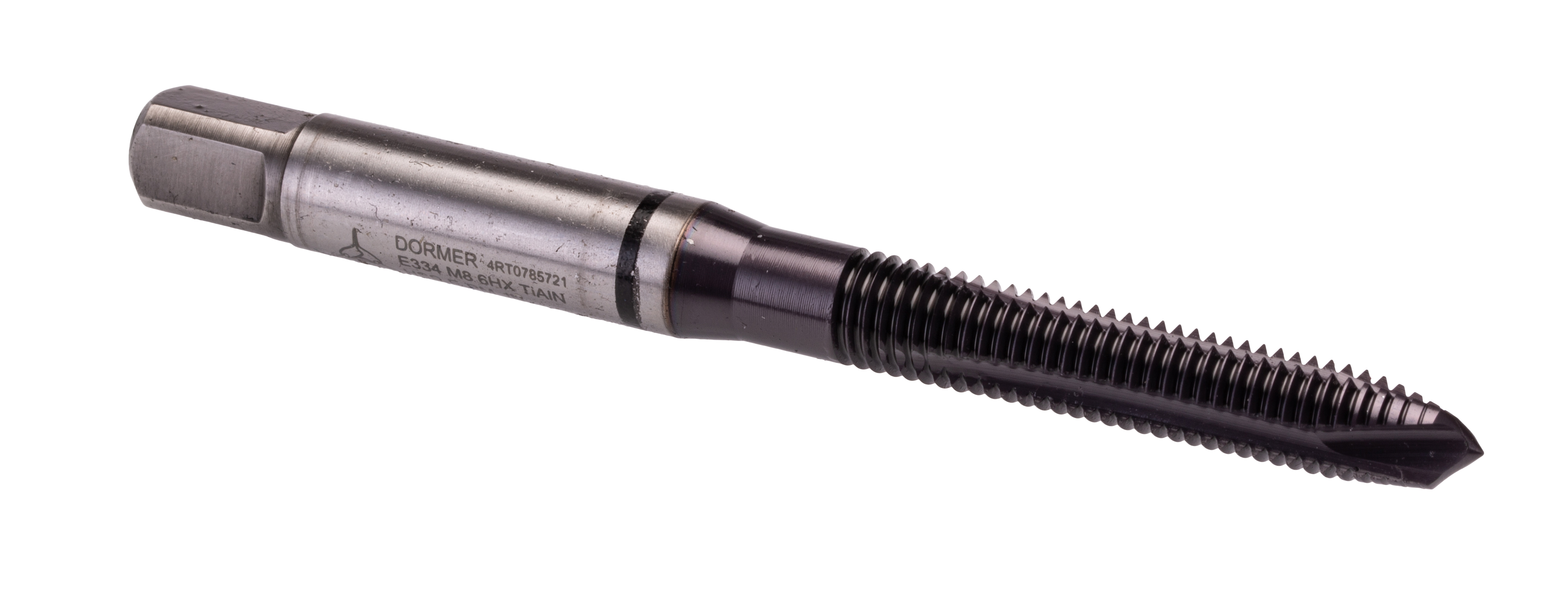 e334m8 Dormer Threading Tap, M8 Thread, Metric Standard, Machine Tap