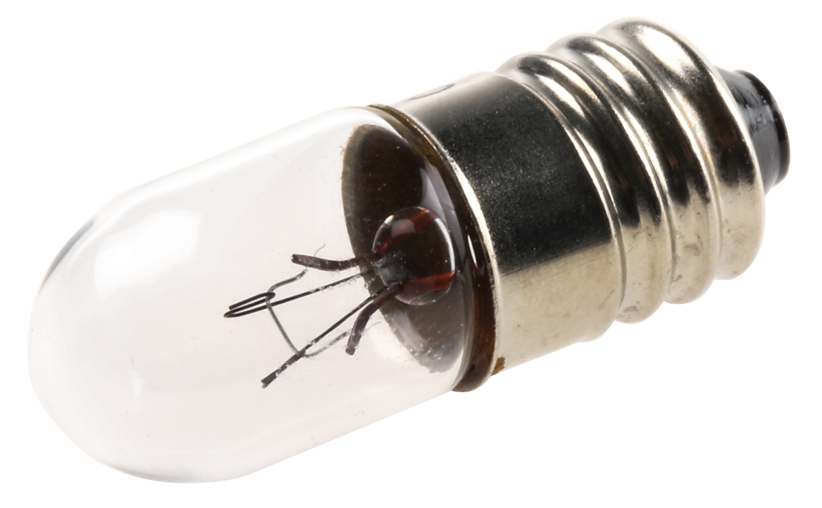 e3353 Orbitec BA9S Indicator Light, Clear, 12V, 100mA, 10000 h