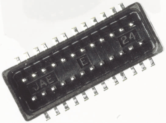 JAE IL-WX Series Straight Surface PCB Header, 30 Contact(s), 0.8 mm Pitch, 2 Row, Shrouded