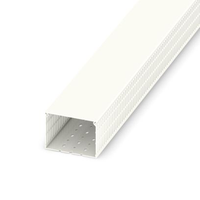 Phoenix Contact CD White Cable Trunking - Open Slot, W120 mm x D80mm, L2m, PVC